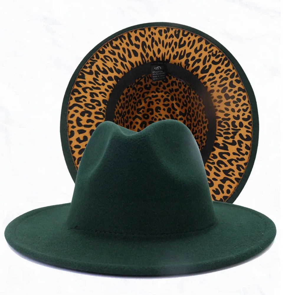 Green & Leopard Fedora🐆